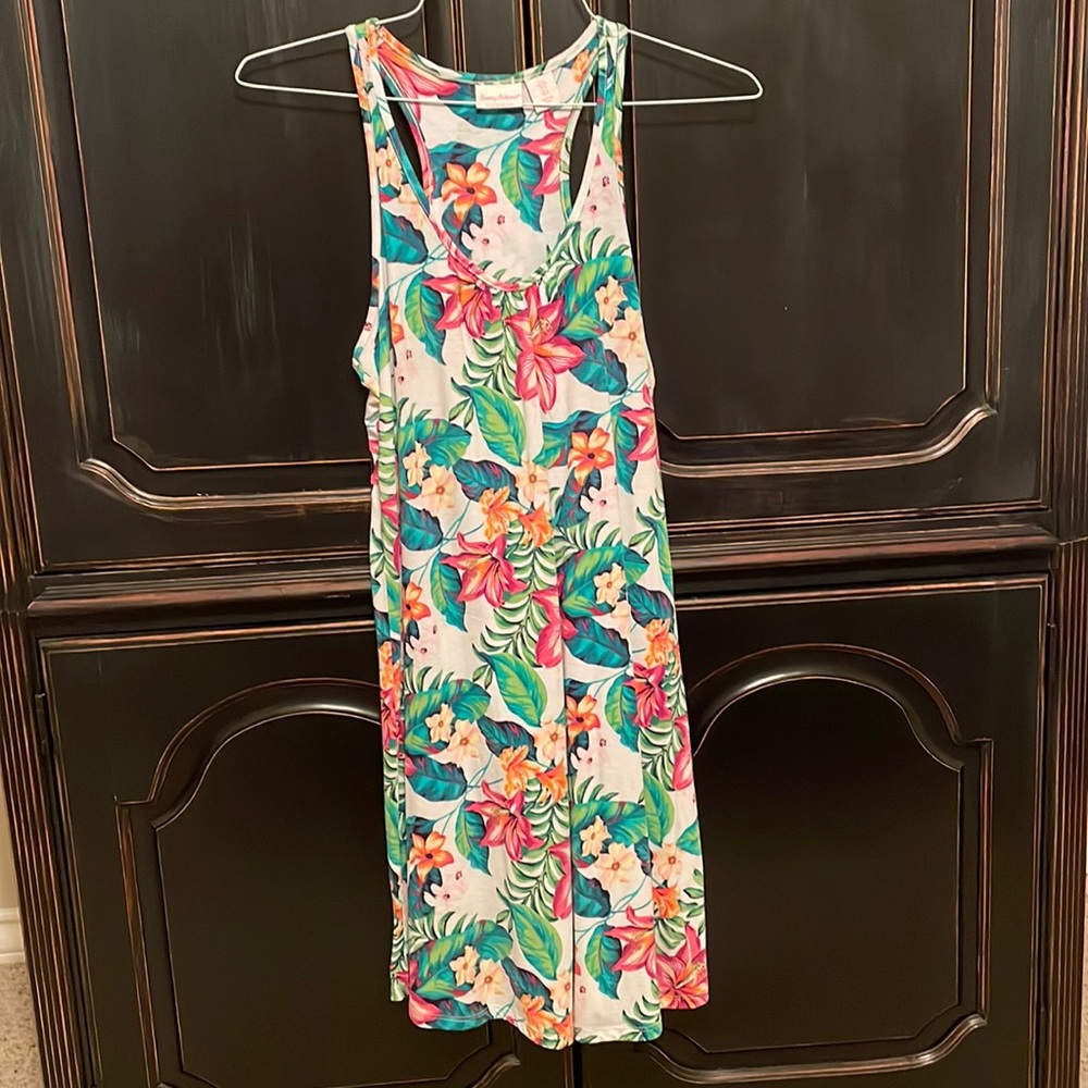 Flowing Tropical Dress